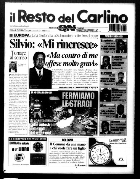 Il Resto del Carlino : giornale dell'Emilia